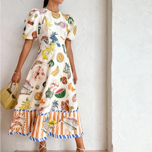 Adrianna by Design Dresses & Skirts - 🦞🦀Provisions puff sleeve maxi dress🦀🦞